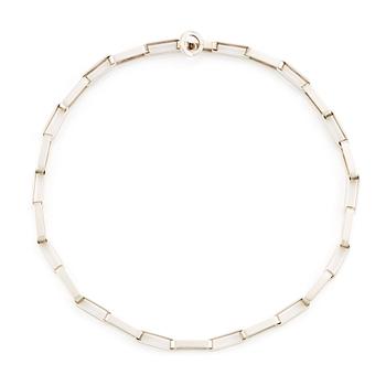532. Karl-Ingemar Johansson, a silver necklace, Gothenburg 1967.