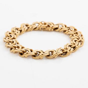 Armband 18K guld, bismarcklänk.