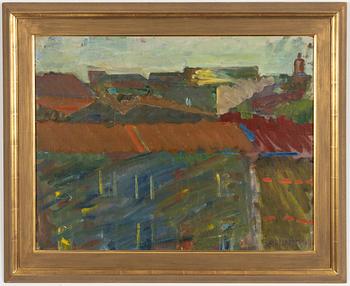 Alf Lindberg, "Utsikt över tak".