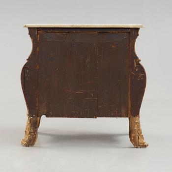 BYRÅ,  av Mathias Ortmann (ca.1692–1757), Danmark, 1700-talets mitt. Rokoko.