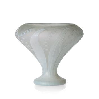 230. A Karl Lindberg Art Nouveau cameo glass vase, Kosta.