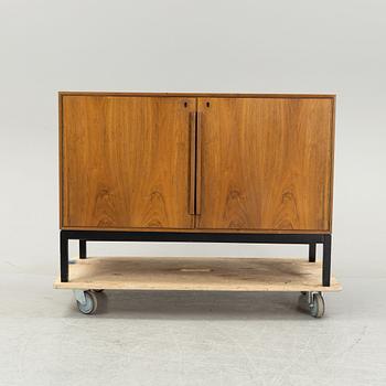 A walnut veneered drinks cabinet, Silkeborg, Denmark, 1960's.