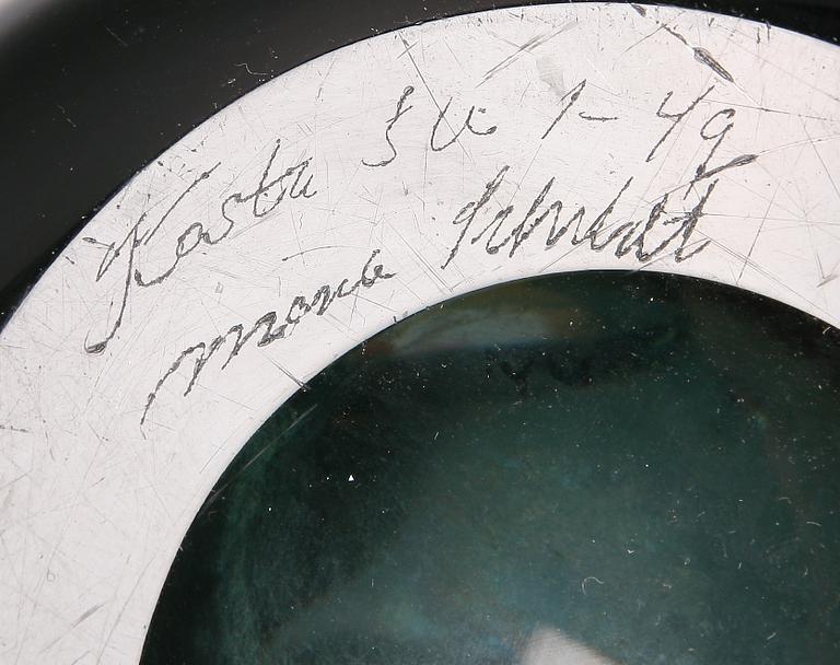 KARAFF, glas, Mona Morales Schildt, Kosta, sign.