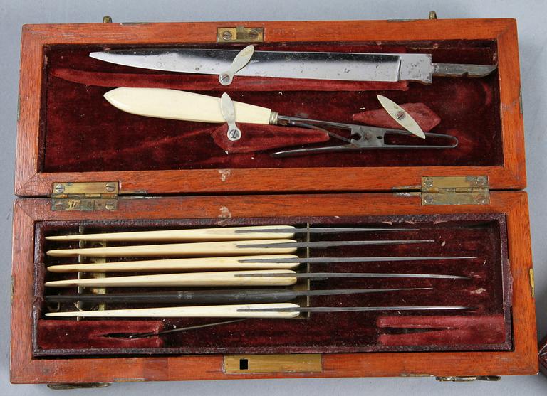 VERKTYG FÖR BL A GRAVYR, England tidigt 1900-tal.