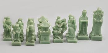 SCHACKSPEL, orientaliskt, 1900-tal.