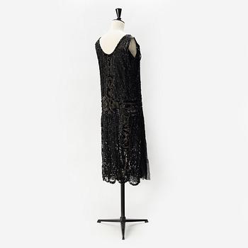 A sequin embroidered 1920's dress.