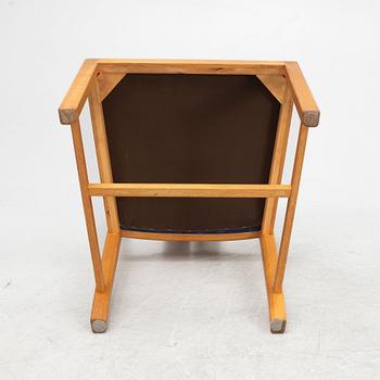 Carl Malmsten, dining table "Herrgården", and chairs, 6 pcs, "Ambassadör".