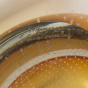 Gunnel Nyman, vas  signerad Nuutajärvi/Notsjö daterad 54.