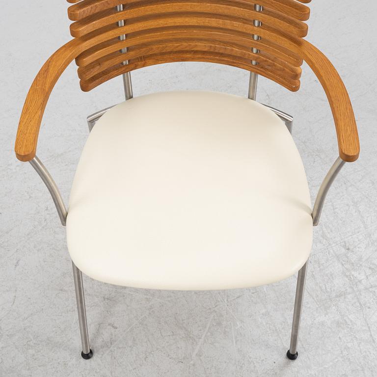 A set of 8 chairs, "Tiger", Naver, Denmark.