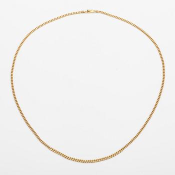 A 14K gold neckalce. Italy.