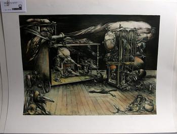 SVEN ERIK JOHANSSON, färglitografi, 3 st, sign o dat -.