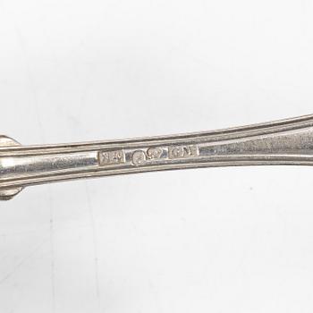 Spoons, 17 pieces, Sweden, 19th–20th century.