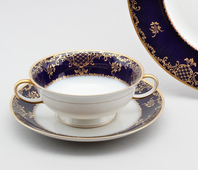 SERVISPORSLIN, 35 delar, Rosenthal, 1900-talets mitt.