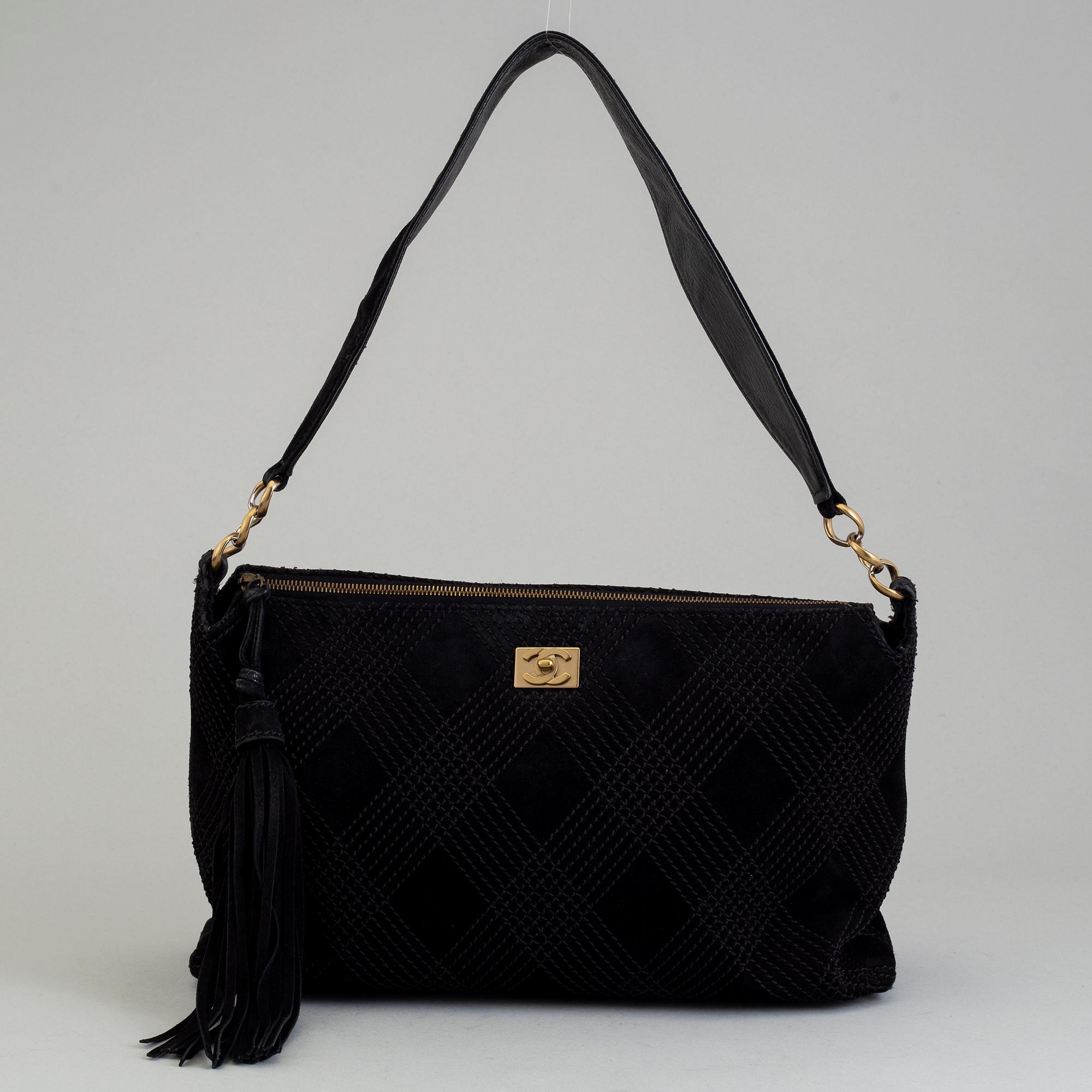 CHANEL, "Wild Stitch Suede Shoulder Bag", 2002-03.
