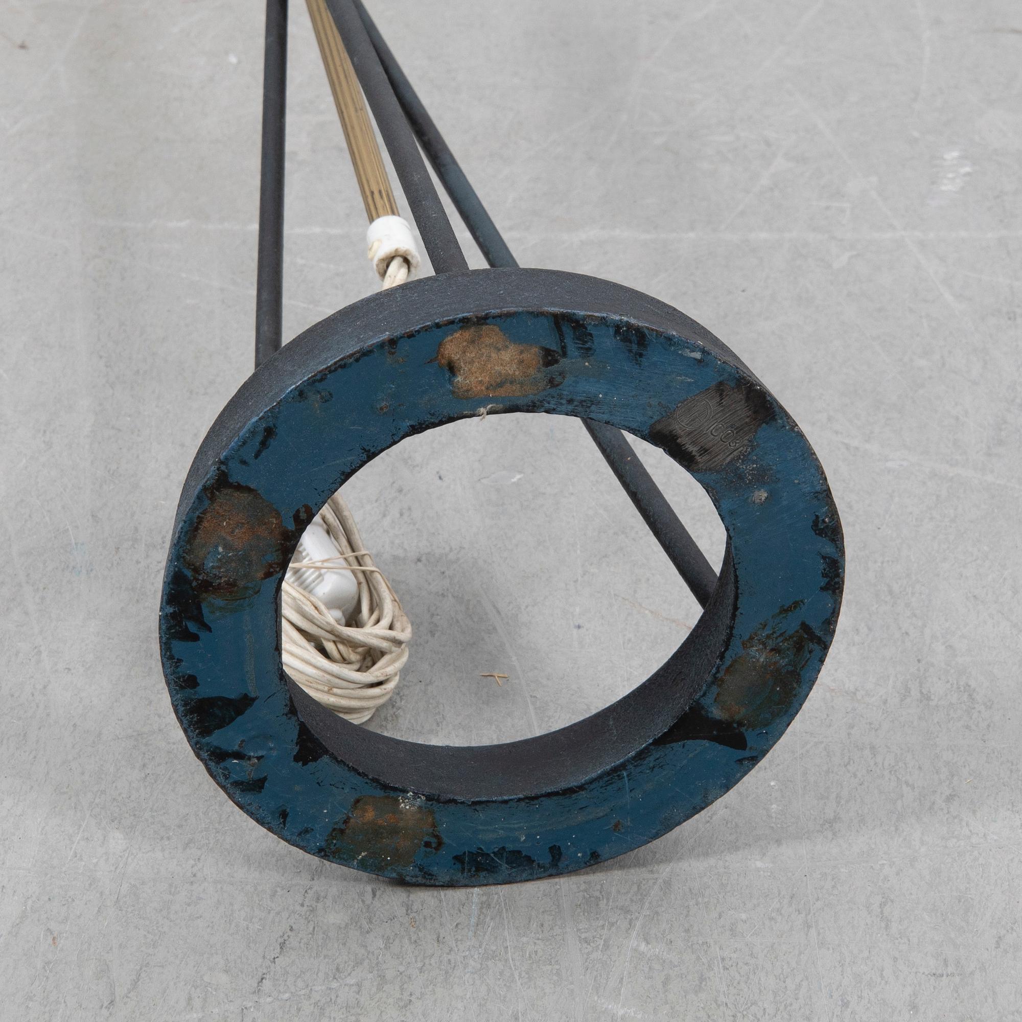 Golvlampa, 1900-talets mitt.