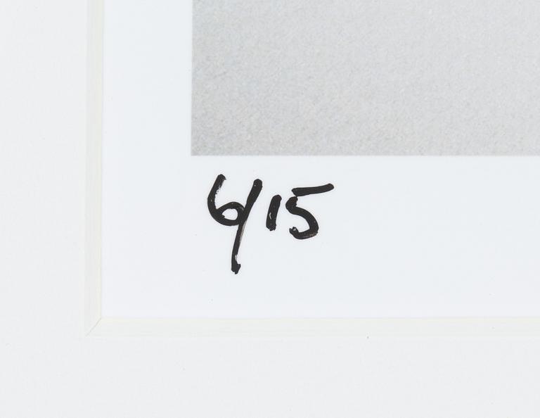 Bingo Rimér, pigment print, signed 6/15.