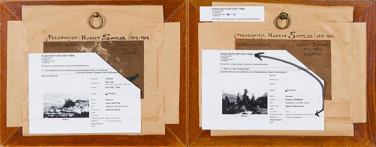 Hubert Sattler, Alplandskap, 2st.