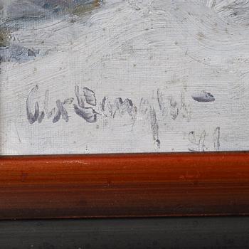 ALEXANDER LANGLET, olja på duk, signerad och daterad -41.