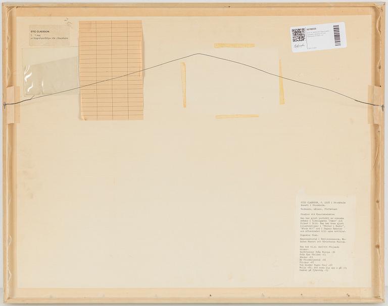 STIG CLAESSON, färglitografi, signerad, daterad 70 och numrerad 41/260.