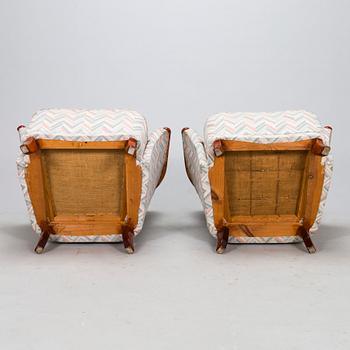 Fåtöljer, ett par, 1900-talets mitt.