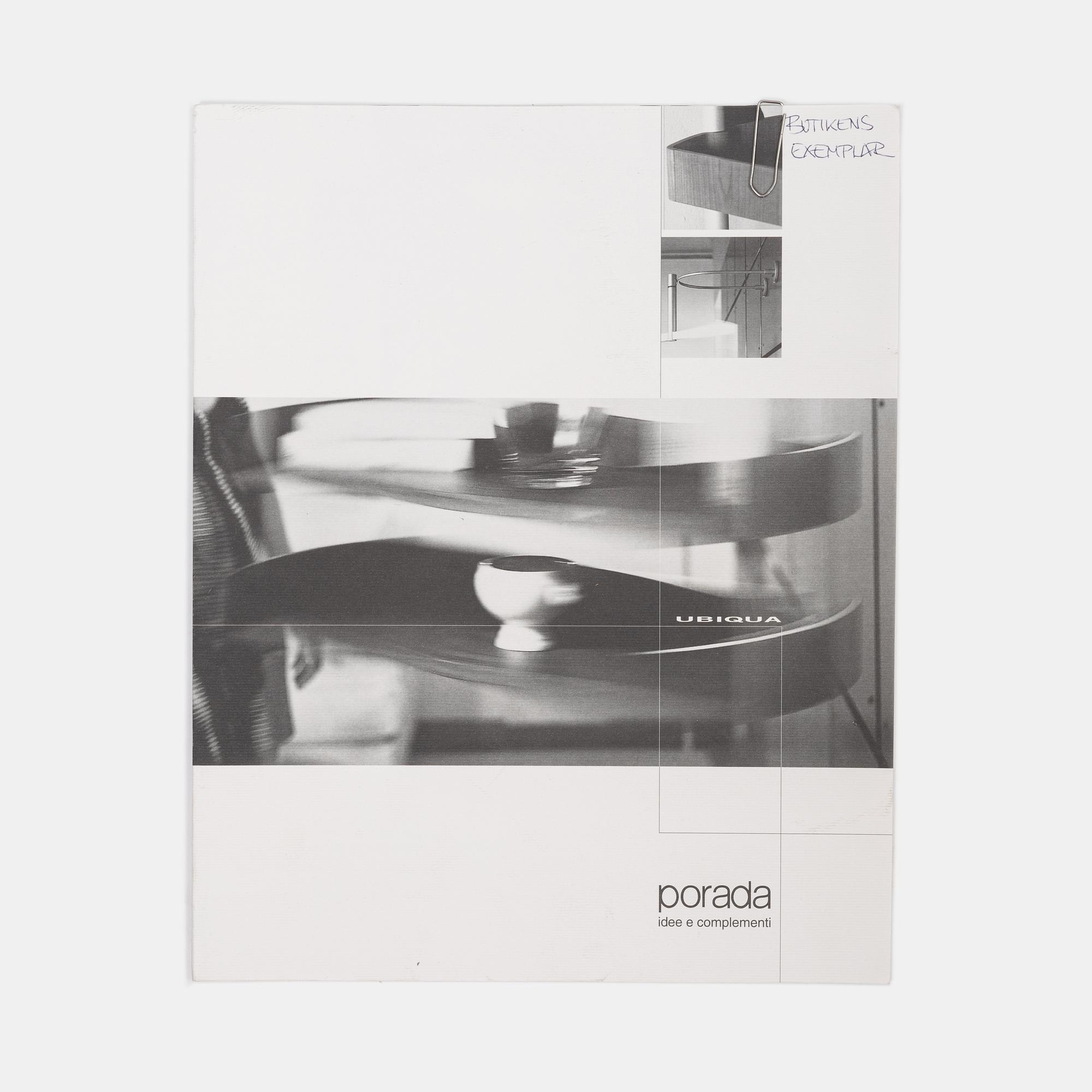 An "Ubiqua"  Porada shelf system. Design T. Colzani. 2000's.