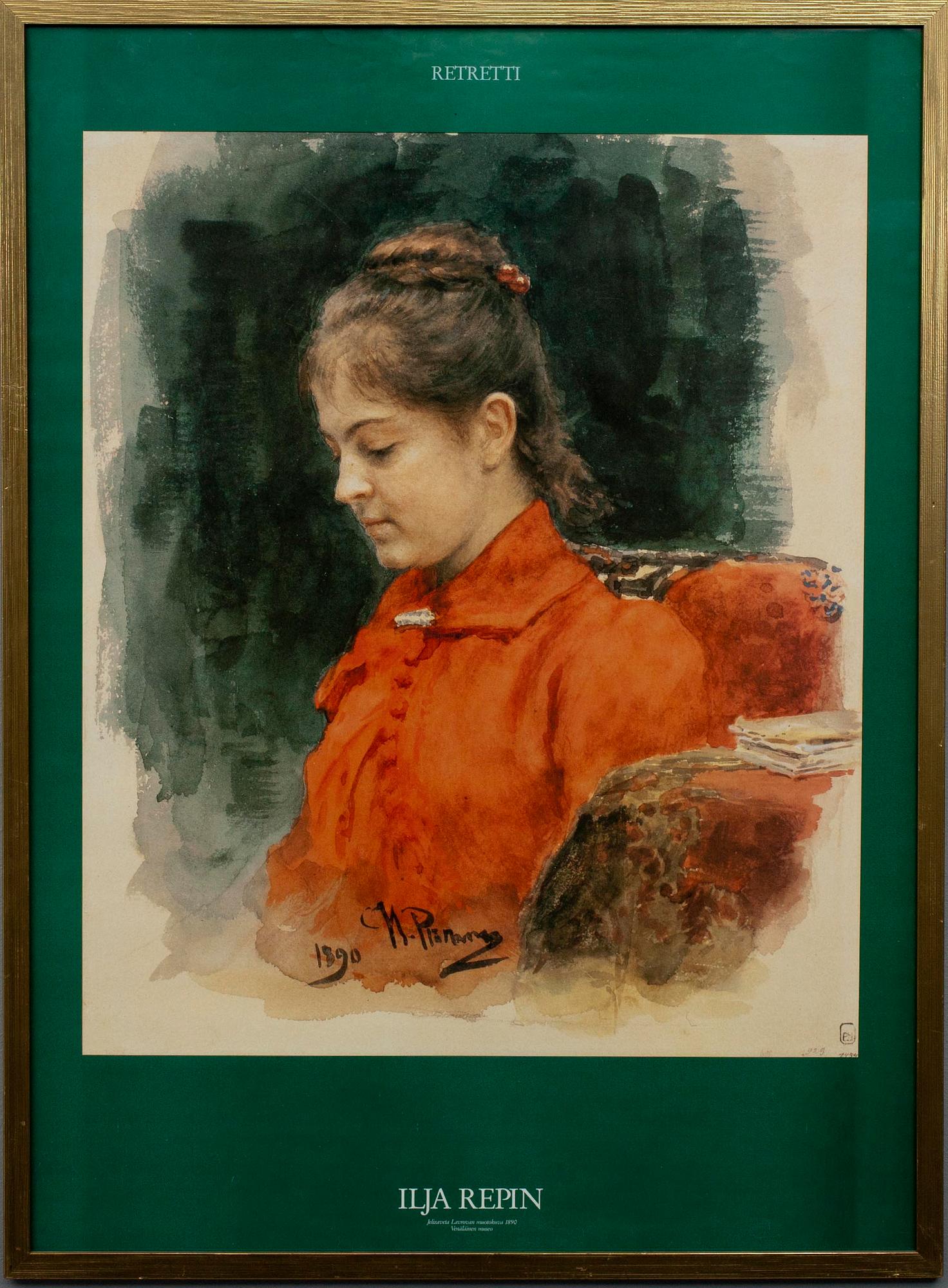 AFFISCHER, 2 st, Ilja Repin-utställning, Retretti.