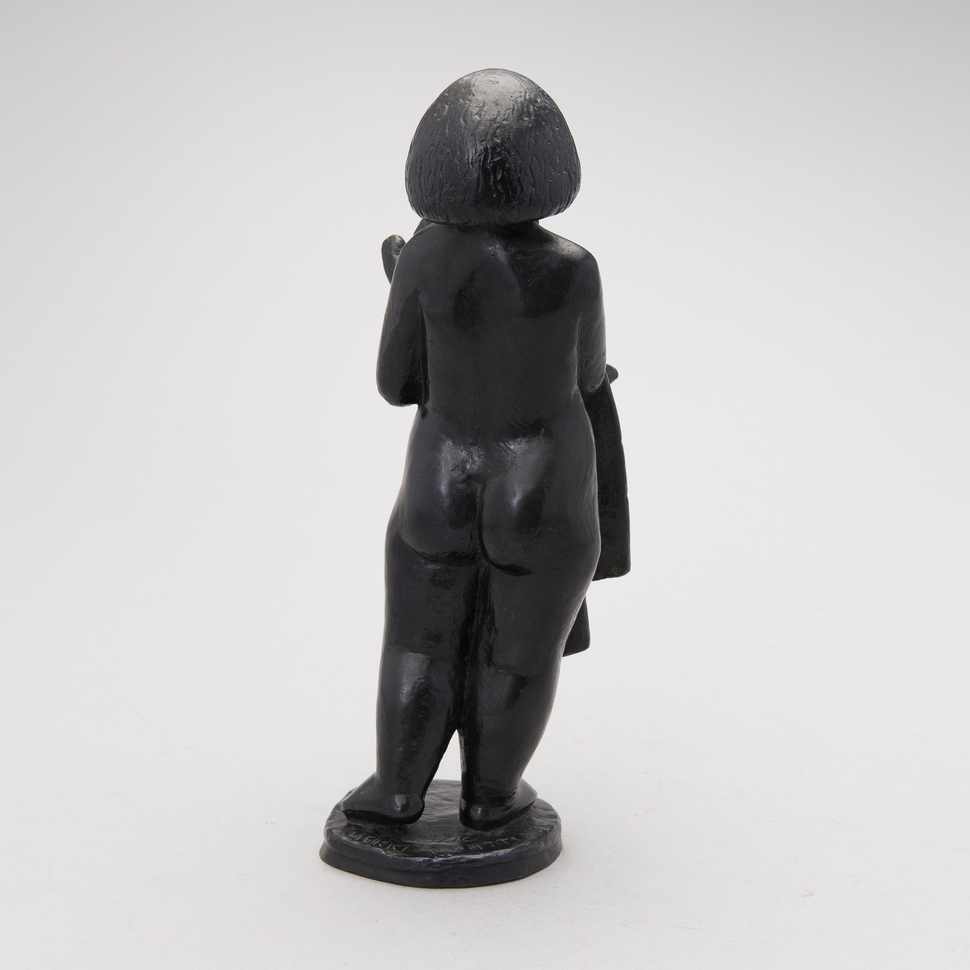 HEIKKI KONTTINEN, skulptur, brons, signerad, daterad 1974 och numrerad 7/10.