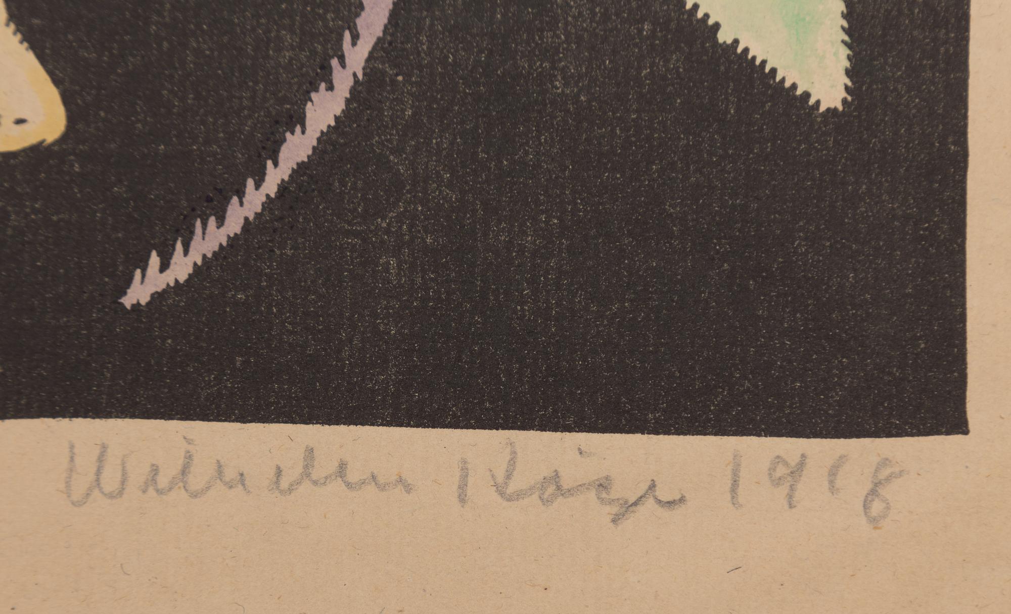 Wilhelm Kåge, a  set of two linocuts, signed and dated 1915-18.