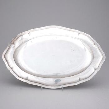 SERVERINGSFAT, 2 st, silver 950. Vikt  1126 gr.