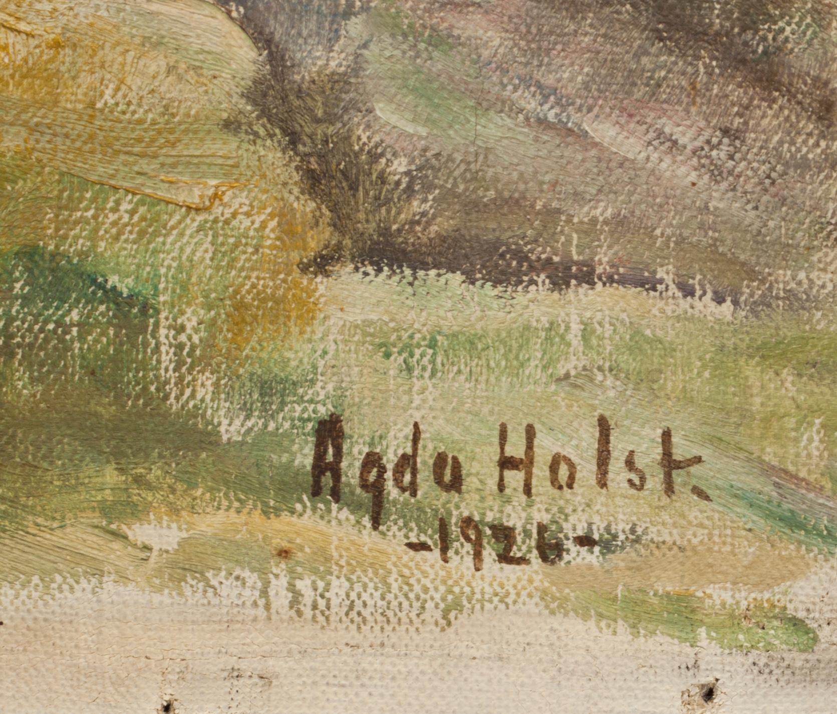 AGDA HOLST, olja på duk, signerad och daterad 1926.