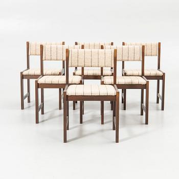 Poul H. Poulsen, dining set, 7 pieces, 1970s, Denmark.