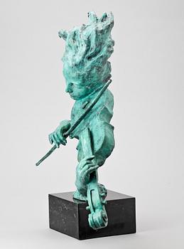 MAX MILO, skulptur, brons. Sign.