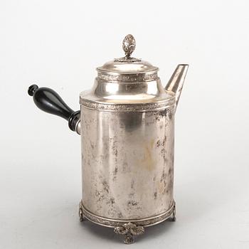 KAFFESERVIS, 3 delar, silver, Lars Dahlberg, Kristianstad, 1905.