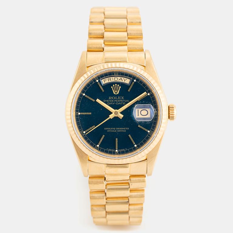 Rolex, Day-Date, "No Lume Hands", ca 1989.