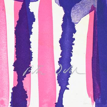 PETER DAHL, litografi, sign.