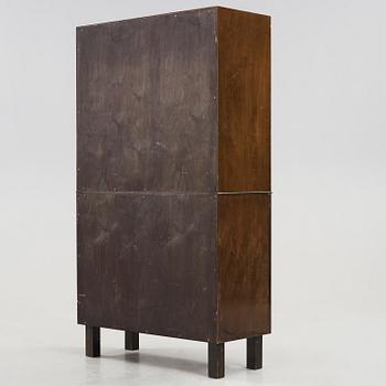 An Alvar Andersson vitrine cabinet 'Dansen' (The dance), executed by C.G.S Ericksson, Stockholm circa 1933.