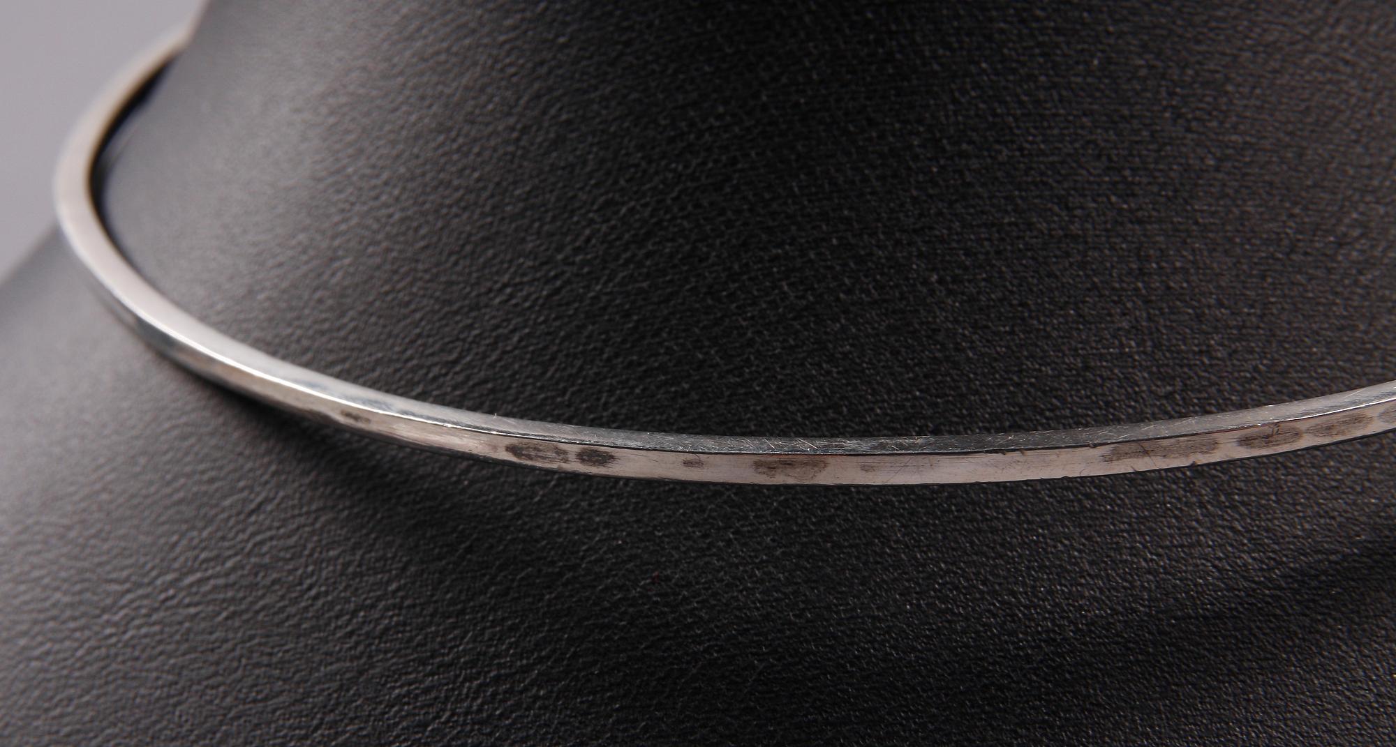 HALSRING, silver, Ray Urban, Stockholm 1973.