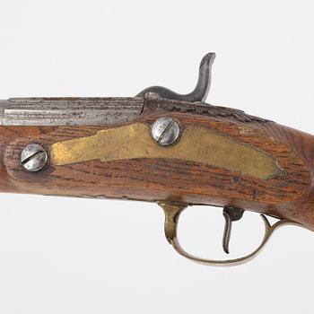 Slaglåspistoler, ett par, Sverige, 1800-talets första hälft.