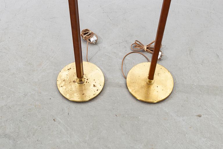 Two floor lamps,  "7097", Falkenbergs Belysning, late 20th century.