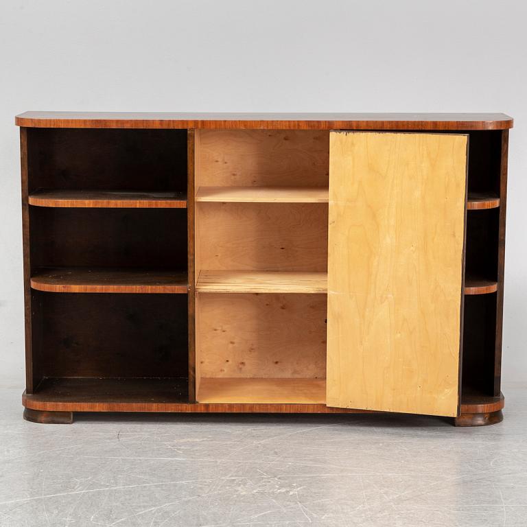 A 1930's birch bookcase.