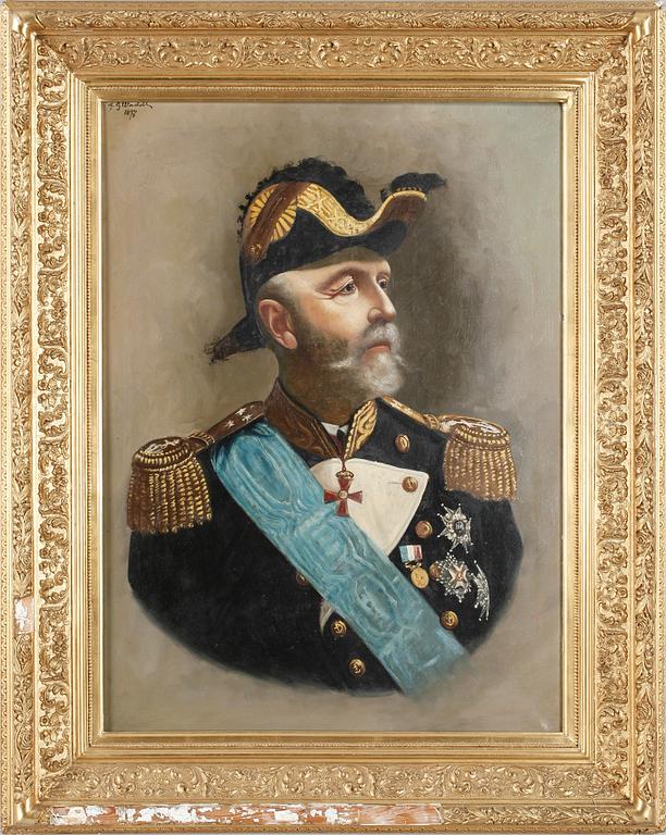 CARL GABRIEL WADELL, olja på duk, signerad och daterad 1897.