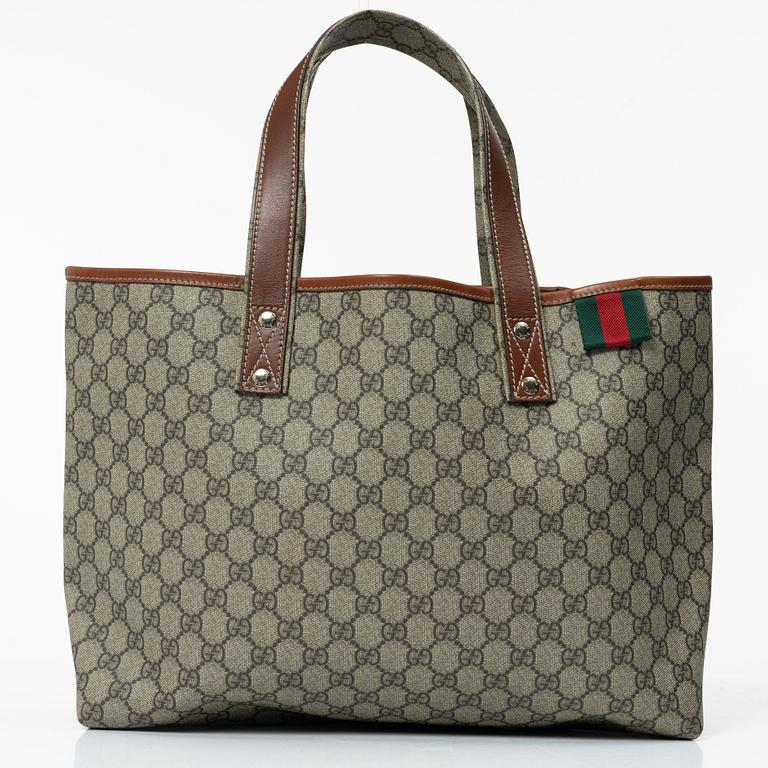 Gucci, A monogram canvas Tote Bag.