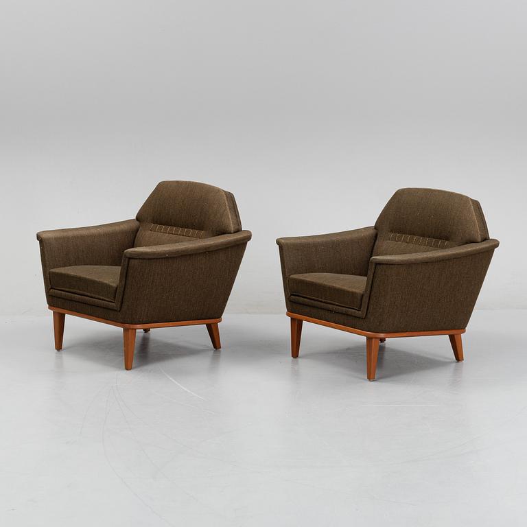 Soffa och fåtöljer, ett par, Sverige, 1950/1960-tal.