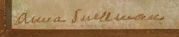ANNA SNELLMAN, pastelli, signeerattu.