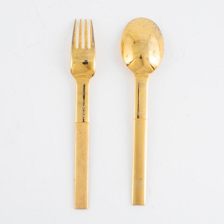 Gunnar Cyrén, dessert cutlery, 16 pieces, "Nobel", Gense/Yamazaki.