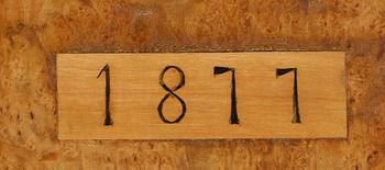 SKÅP, provinsarbete. Dat 1877.