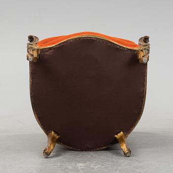 An early 20th century armchair, possibly France.