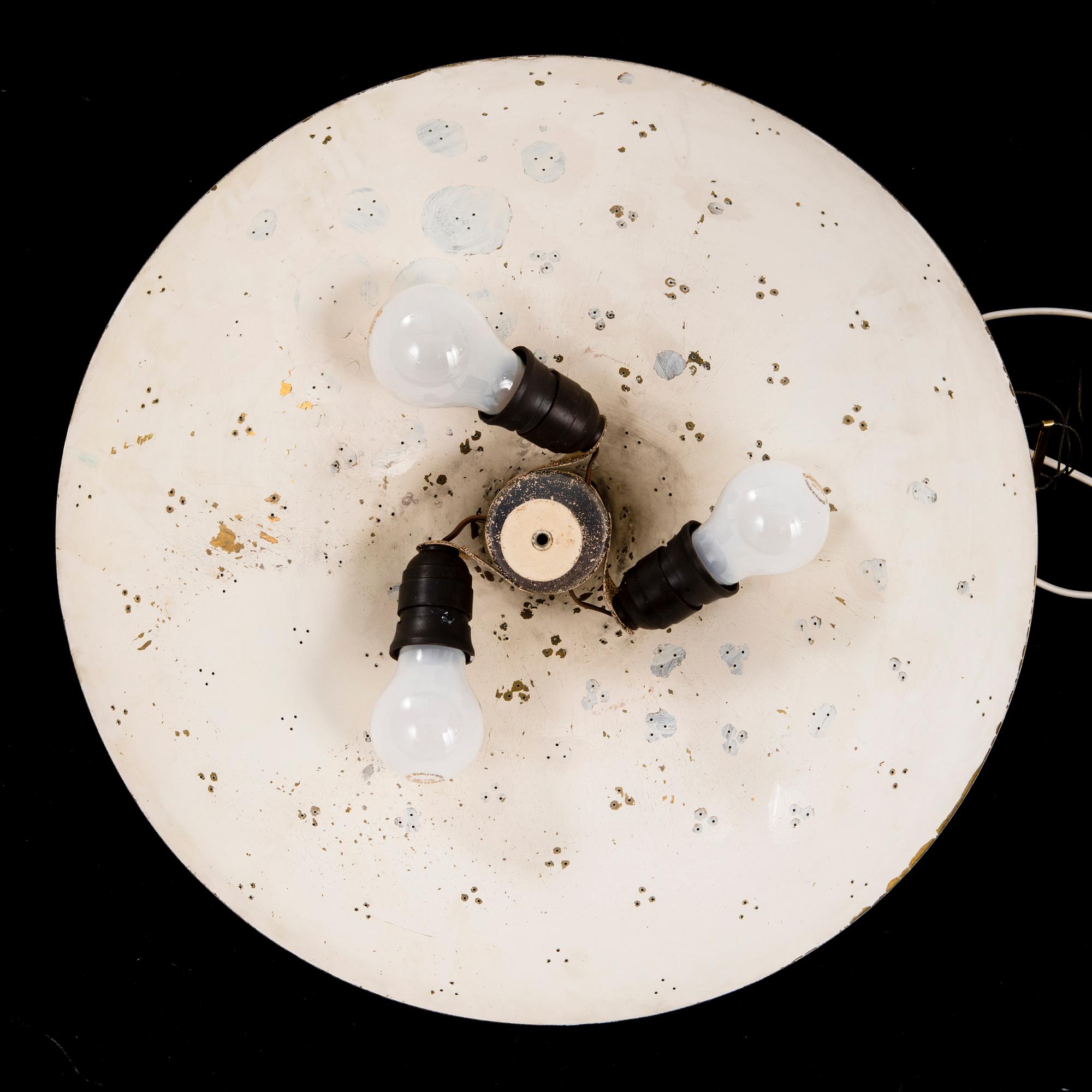 A mid-20th century '1965' pendant light for Taito /Idman, Finland.