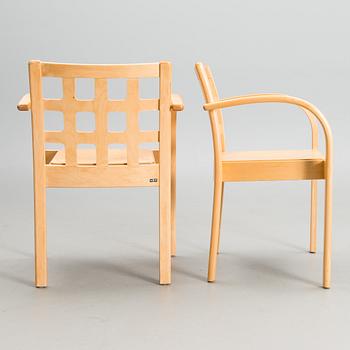 A set of 1990s chairs model Ruutu for Asko.