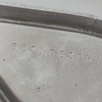 A mid 20th century brass umbrella stand Germany.